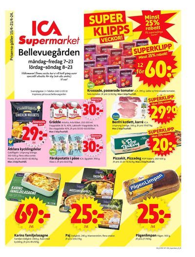 ICA Supermarket-katalog i Holma | ICA Supermarket Erbjudanden | 2024-04-15 - 2024-04-21