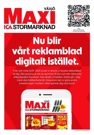 ICA Maxi-katalog i Växjö | ICA Maxi Erbjudanden | 2024-04-15 - 2024-04-21
