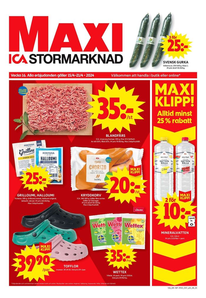 ICA Maxi-katalog i Visby | ICA Maxi Erbjudanden | 2024-04-15 - 2024-04-21