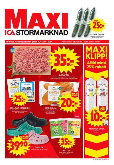 ICA Maxi-katalog i Gotland | ICA Maxi Erbjudanden | 2024-04-15 - 2024-04-21