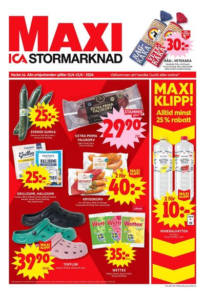 ICA Maxi-katalog i Mora (Dalarna) | ICA Maxi Erbjudanden | 2024-04-15 - 2024-04-21