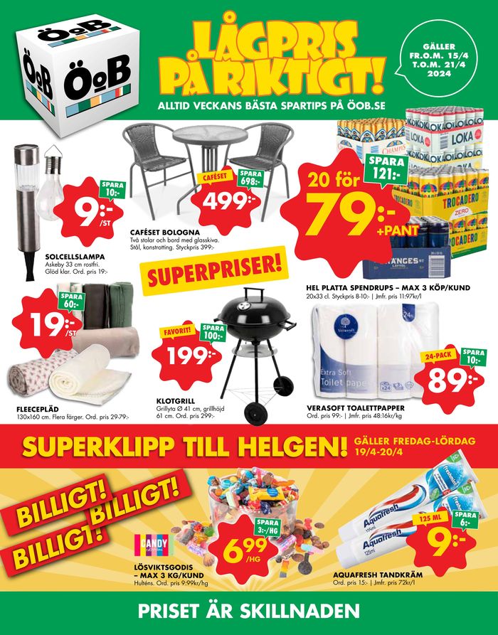 ÖoB-katalog i Sundsvall | ÖoB reklambad | 2024-04-15 - 2024-04-29