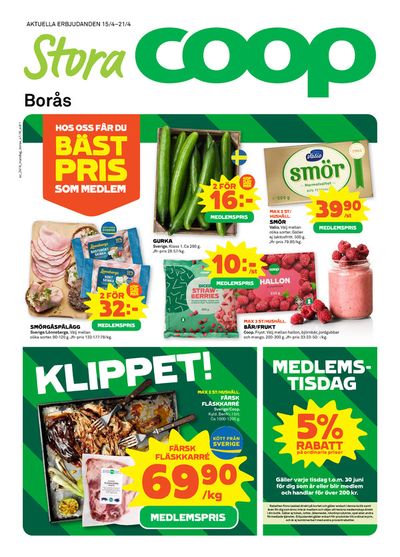 Erbjudanden av Matbutiker i Borås | Stora Coop Erbjudanden de Stora Coop | 2024-04-15 - 2024-04-21