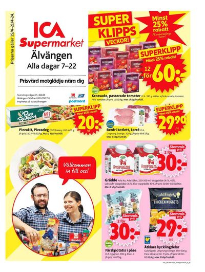 ICA Supermarket-katalog i Nödinge-Nol | ICA Supermarket Erbjudanden | 2024-04-15 - 2024-04-21