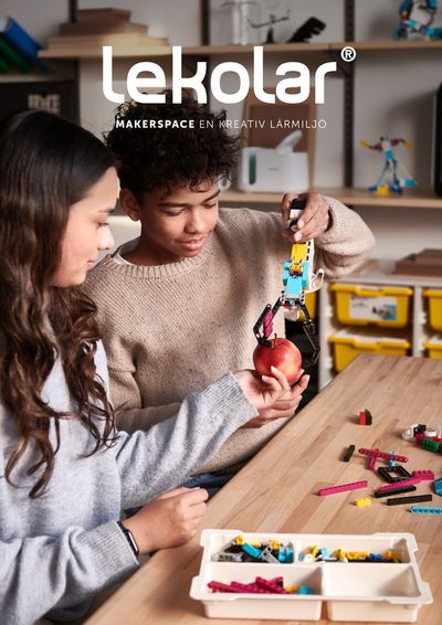 Erbjudanden av Leksaker och Barn i Huddinge | Makerspace en kreativ lärmiljo de Lekolar | 2024-04-16 - 2024-05-31