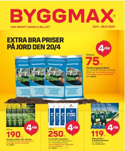 Byggmax-katalog i Kållered | Byggmax  | 2024-04-17 - 2024-04-28