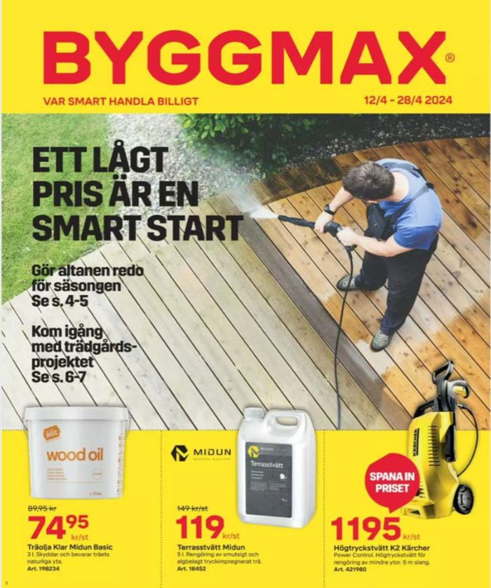 Byggmax-katalog i Gävle | Byggmax ! | 2024-04-17 - 2024-04-28