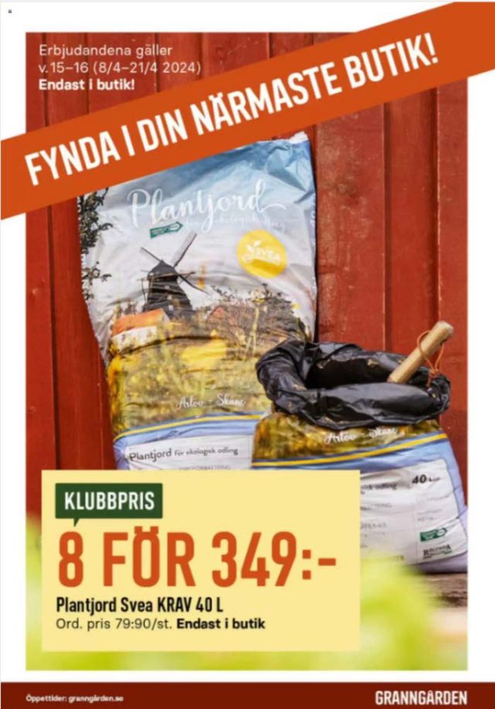 Granngården-katalog i Värnamo | Granngården Erbjudande Kampanjer | 2024-04-17 - 2024-04-21
