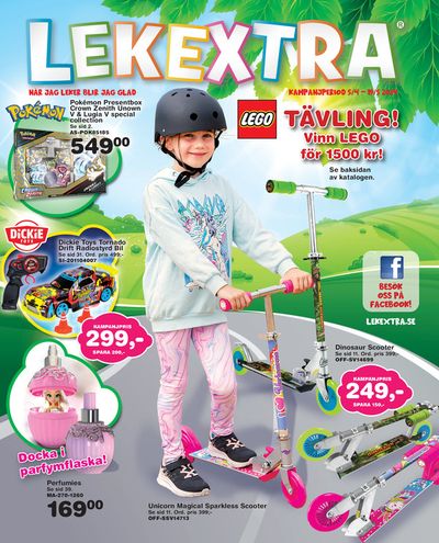 Erbjudanden av Leksaker och Barn i Täby | Lekextra promociones ! de Lekextra | 2024-04-17 - 2024-05-19