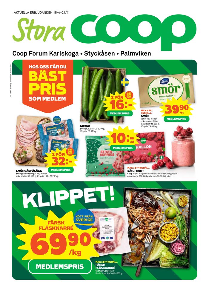 Coop Forum-katalog i Karlskoga | Coop Forum reklamblad | 2024-04-15 - 2024-04-21