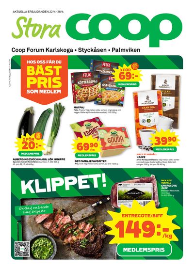Coop Forum-katalog i Karlskoga | Coop Forum reklamblad | 2024-04-22 - 2024-04-28