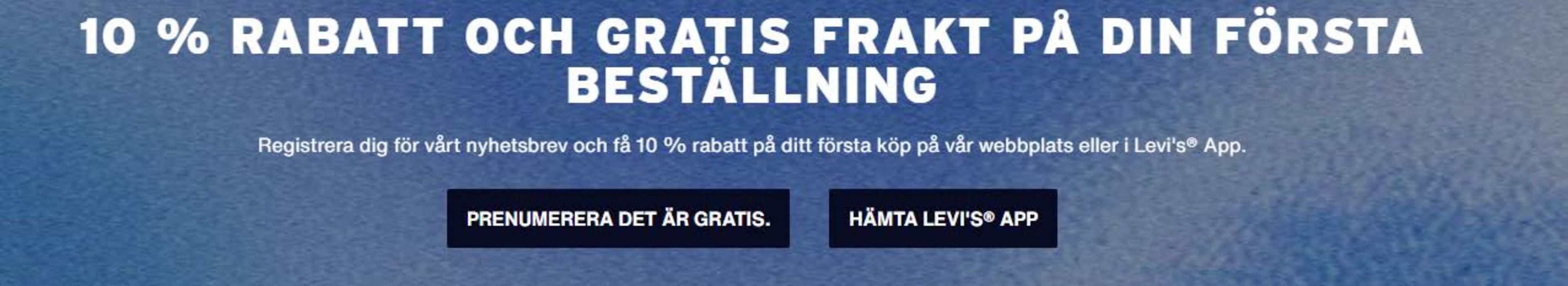 Levi's-katalog i Stockholm | 10 % rabatt och gratis frakt på din första beställning | 2024-04-18 - 2024-05-01