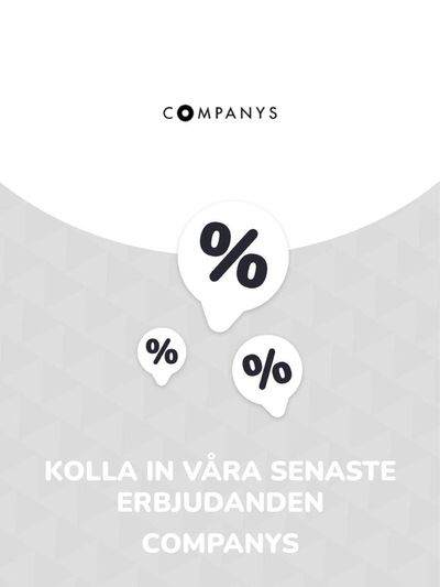 Companys-katalog i Stockholm | Erbjudanden Companys | 2024-04-18 - 2025-04-18