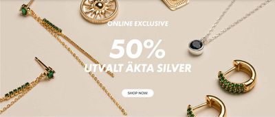 Erbjudanden av Kläder, Skor och Accessoarer i Göteborg | 50% utvalt äkta silver de Glitter | 2024-04-18 - 2024-05-01