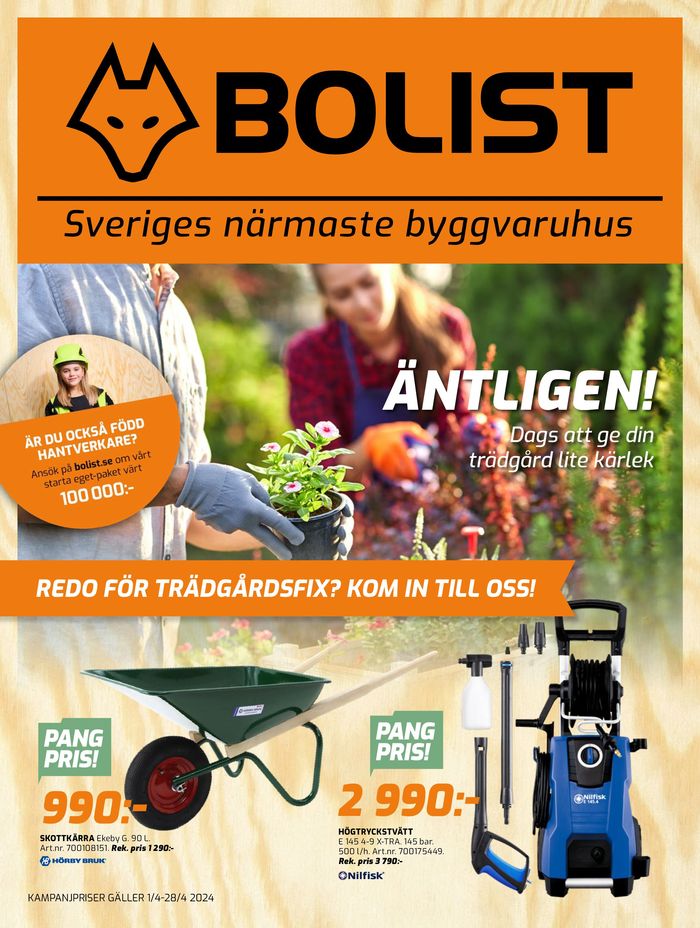 Bolist-katalog | Sveriges närmaste byggvaruhus ! | 2024-04-19 - 2024-04-28