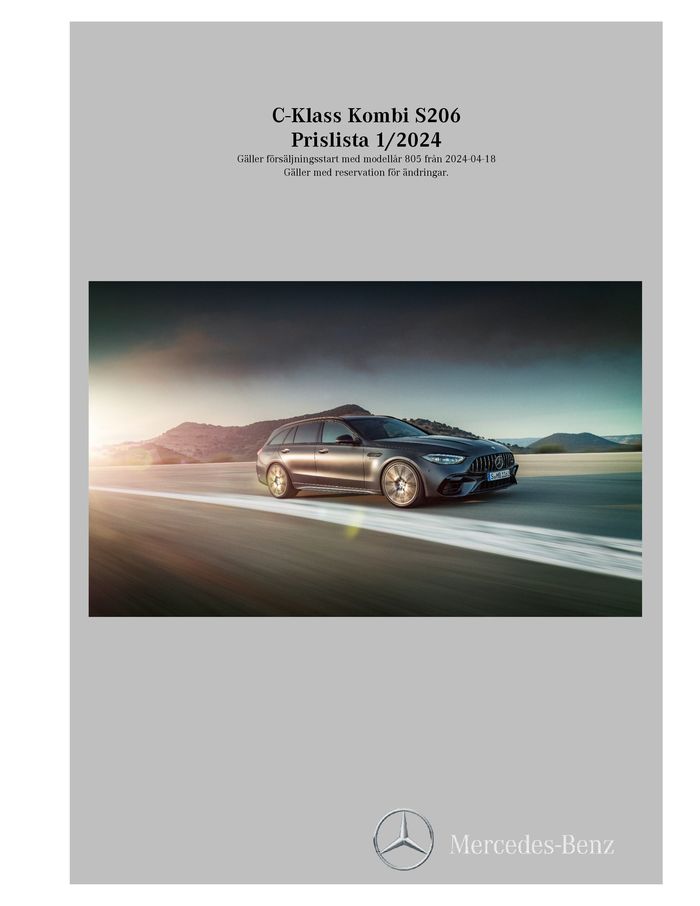 Mercedes-Benz-katalog i Huddinge | Mercedes-Benz Estate S206 | 2024-04-20 - 2025-04-20