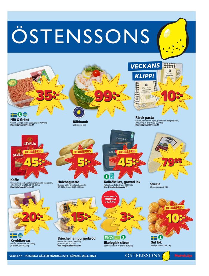 Östenssons-katalog i Vadstena | Östenssons reklambad | 2024-04-21 - 2024-05-05
