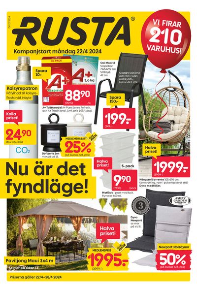 Rusta-katalog i Norrköping | Rusta reklambad | 2024-04-22 - 2024-05-06