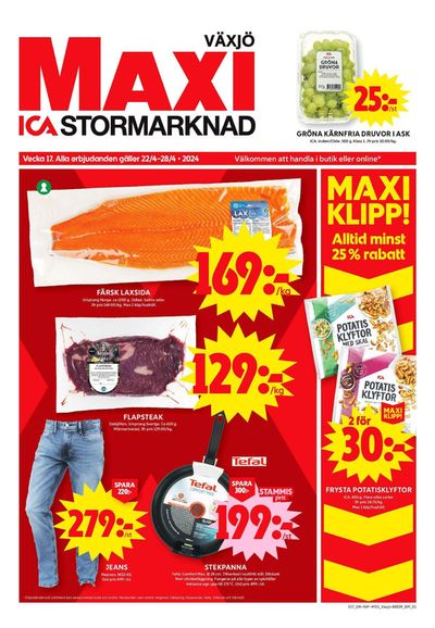 ICA Maxi-katalog i Växjö | ICA Maxi Erbjudanden | 2024-04-22 - 2024-04-28
