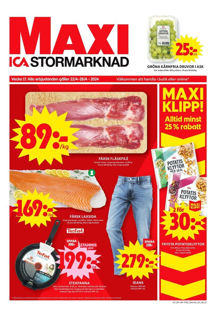 ICA Maxi-katalog i Sandviken (Gävleborg) | ICA Maxi Erbjudanden | 2024-04-22 - 2024-04-28