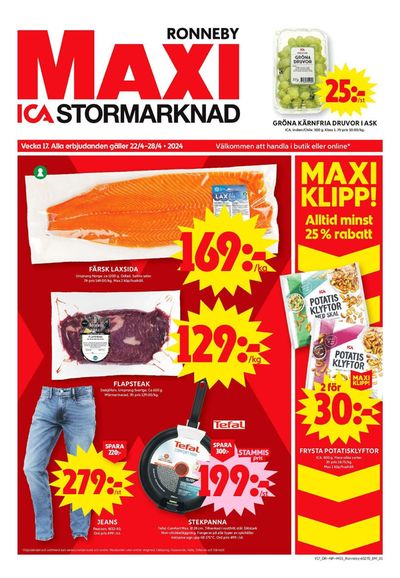 ICA Maxi-katalog i Ronneby | ICA Maxi Erbjudanden | 2024-04-22 - 2024-04-28