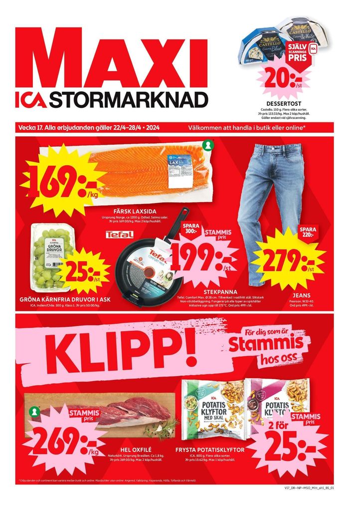 ICA Maxi-katalog i Nyköping | ICA Maxi Erbjudanden | 2024-04-22 - 2024-04-28