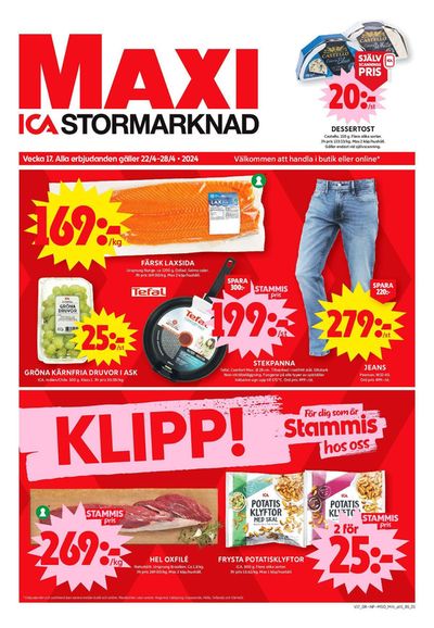 ICA Maxi-katalog i Västerås | ICA Maxi Erbjudanden | 2024-04-22 - 2024-04-28