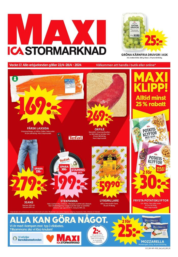 ICA Maxi-katalog i Lund (Skåne) | ICA Maxi Erbjudanden | 2024-04-22 - 2024-04-28