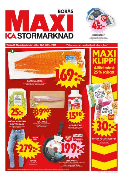 ICA Maxi-katalog i Sjömarken | ICA Maxi Erbjudanden | 2024-04-22 - 2024-04-28