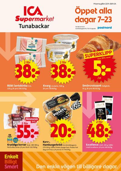 ICA Supermarket-katalog i Bälinge (Uppsala) | ICA Supermarket Erbjudanden | 2024-04-23 - 2024-05-07