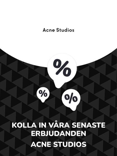Acne Studios-katalog i Kungsbacka | Erbjudanden Acne Studios | 2024-04-24 - 2025-04-24
