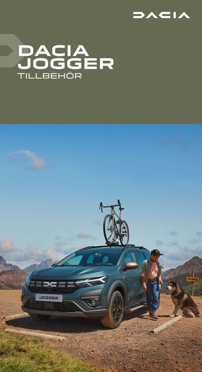 Erbjudanden av Bilar och Motor i Ed | Dacia Jogger - Tillbehörskatalog de Dacia | 2024-04-24 - 2024-05-08