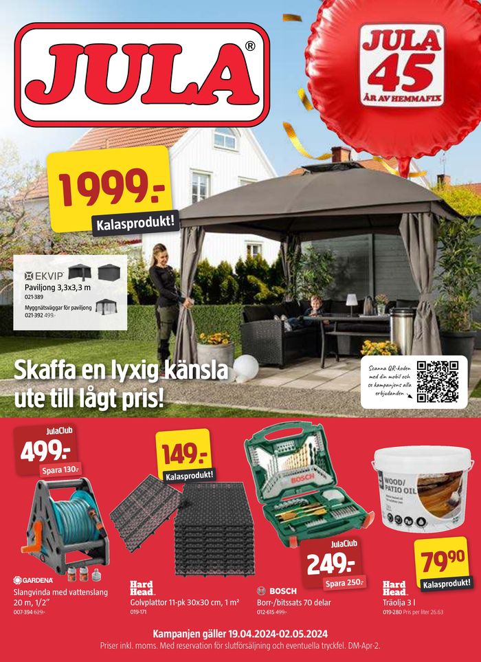 Jula-katalog i Skara | Jula reklamblad | 2024-04-26 - 2024-05-10