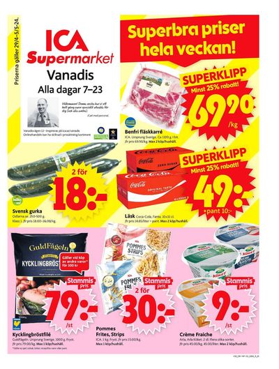 ICA Supermarket-katalog i Tranholmen | ICA Supermarket Erbjudanden | 2024-04-29 - 2024-05-05