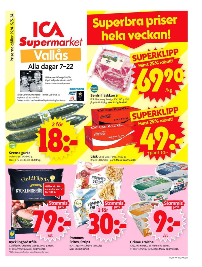 ICA Supermarket-katalog i Halmstad | ICA Supermarket Erbjudanden | 2024-04-29 - 2024-05-05
