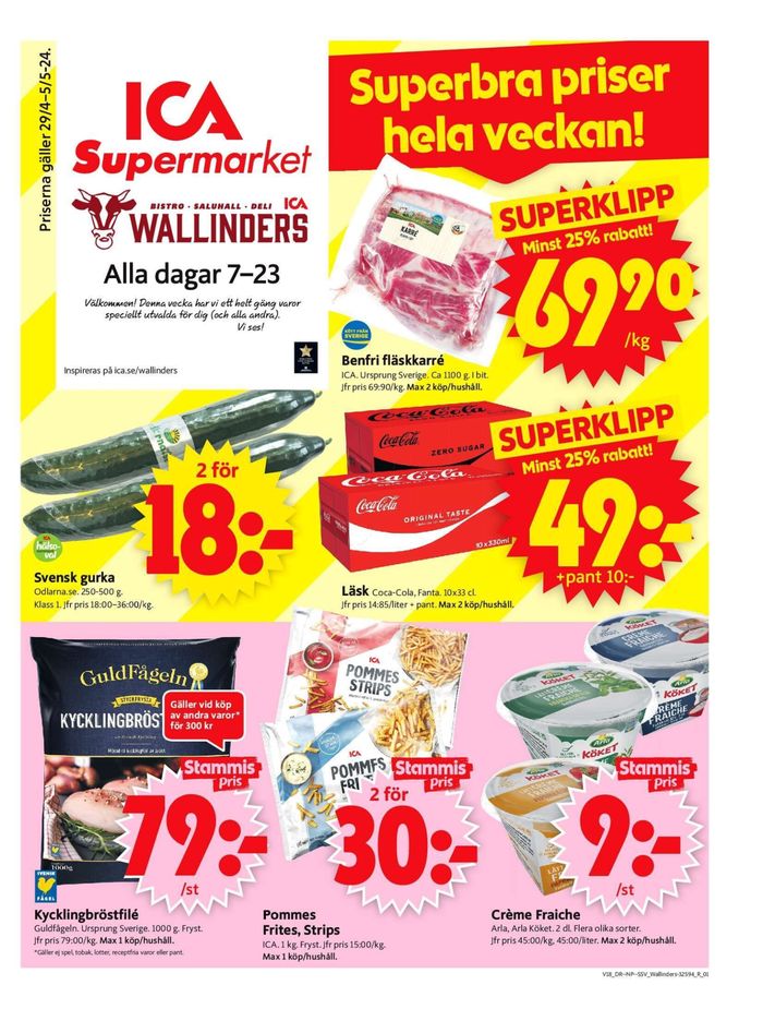 ICA Supermarket-katalog i Karlstad | ICA Supermarket Erbjudanden | 2024-04-29 - 2024-05-05