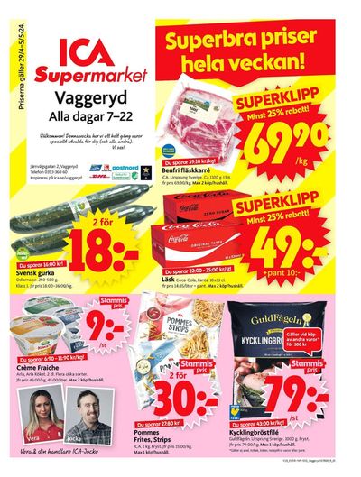 ICA Supermarket-katalog i Malmbäck | ICA Supermarket Erbjudanden | 2024-04-29 - 2024-05-05