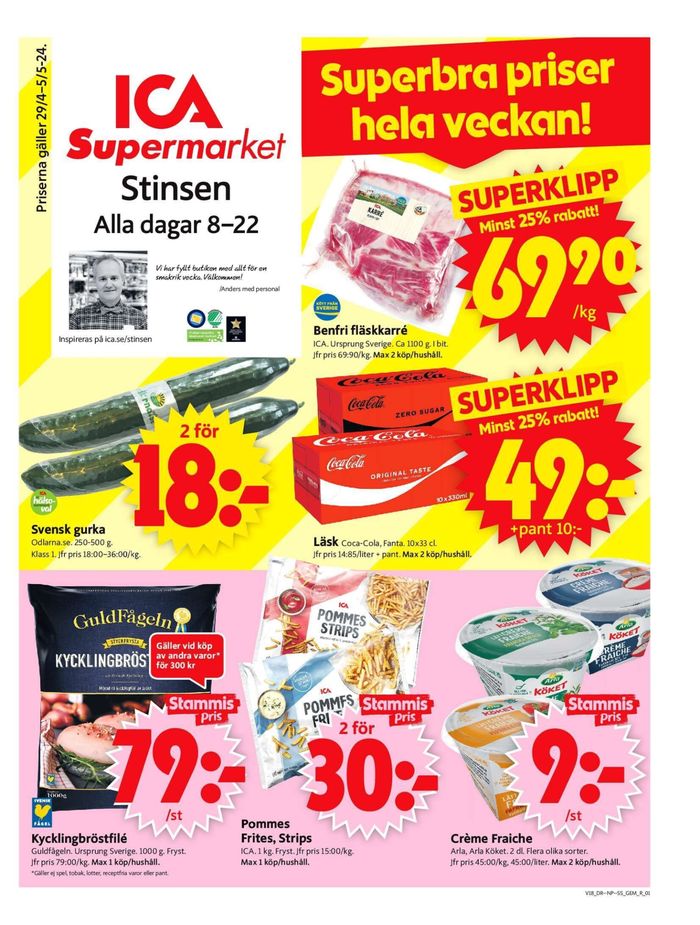 ICA Supermarket-katalog i Ljungbyholm | ICA Supermarket Erbjudanden | 2024-04-29 - 2024-05-05