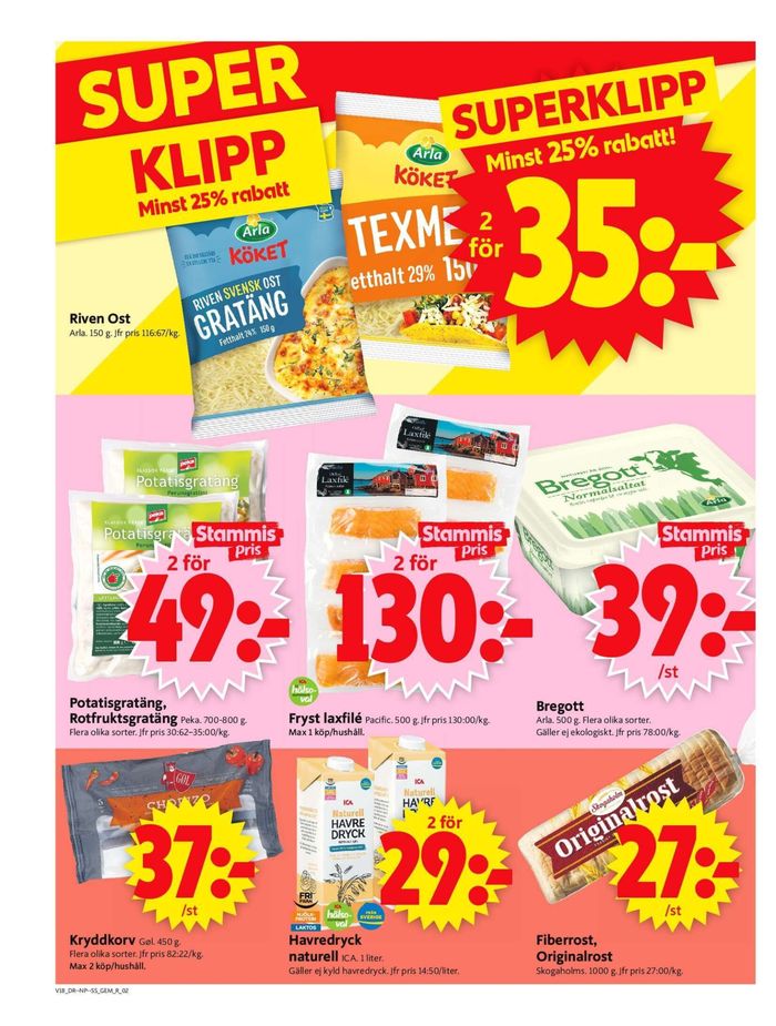 ICA Supermarket-katalog i Malå | ICA Supermarket Erbjudanden | 2024-04-29 - 2024-05-05