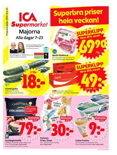 ICA Supermarket-katalog i Slottsskogen | ICA Supermarket Erbjudanden | 2024-04-29 - 2024-05-05