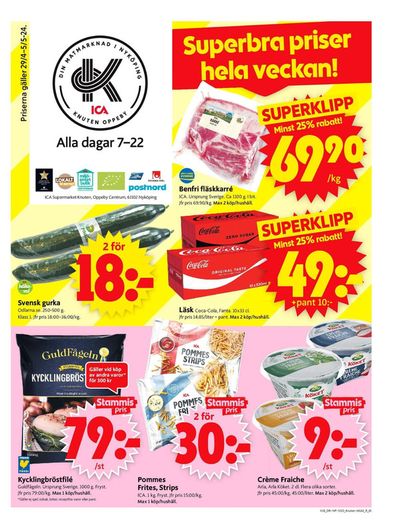 ICA Supermarket-katalog i Vrena | ICA Supermarket Erbjudanden | 2024-04-29 - 2024-05-05