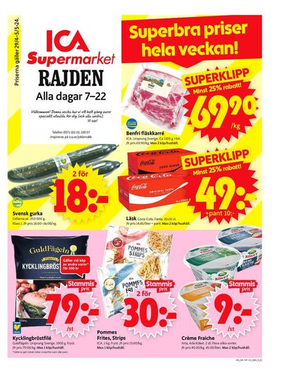 ICA Supermarket-katalog i Jokkmokk | ICA Supermarket Erbjudanden | 2024-04-29 - 2024-05-13