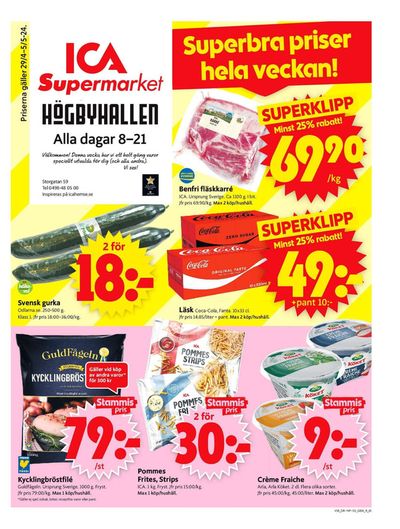 ICA Supermarket-katalog i Klintehamn | ICA Supermarket Erbjudanden | 2024-04-29 - 2024-05-05