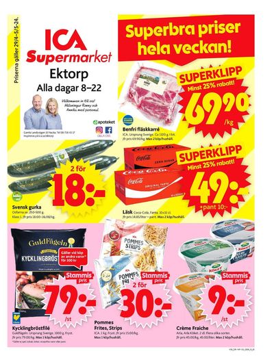 Erbjudanden av Matbutiker i Saltsjöbaden | ICA Supermarket Erbjudanden de ICA Supermarket | 2024-04-29 - 2024-05-05