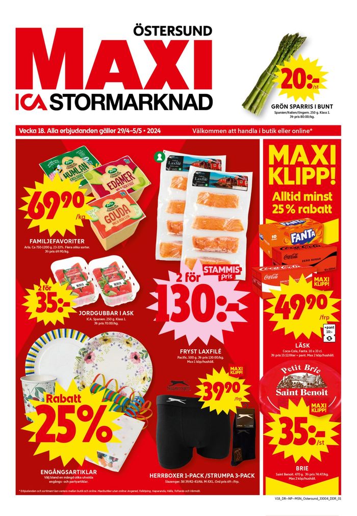 ICA Maxi-katalog i Östersund | ICA Maxi Erbjudanden | 2024-04-29 - 2024-05-05