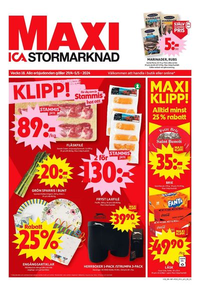 ICA Maxi-katalog i Frövi | ICA Maxi Erbjudanden | 2024-04-29 - 2024-05-05