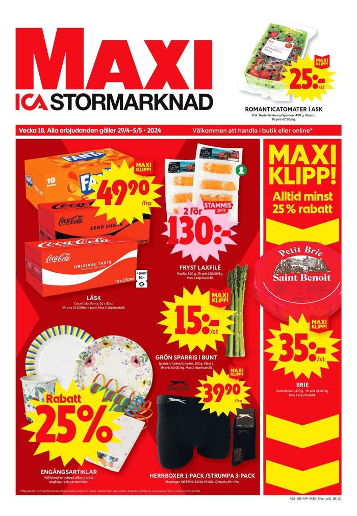 ICA Maxi-katalog i Umeå | ICA Maxi Erbjudanden | 2024-04-29 - 2024-05-05