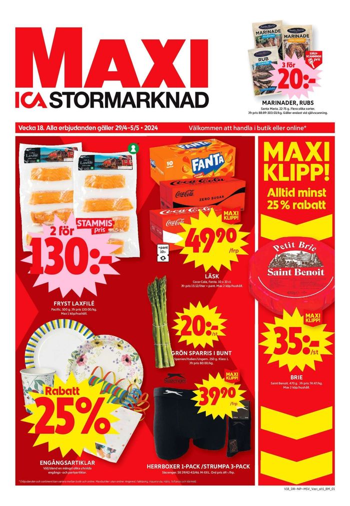 ICA Maxi-katalog i Trollhättan | ICA Maxi Erbjudanden | 2024-04-29 - 2024-05-05