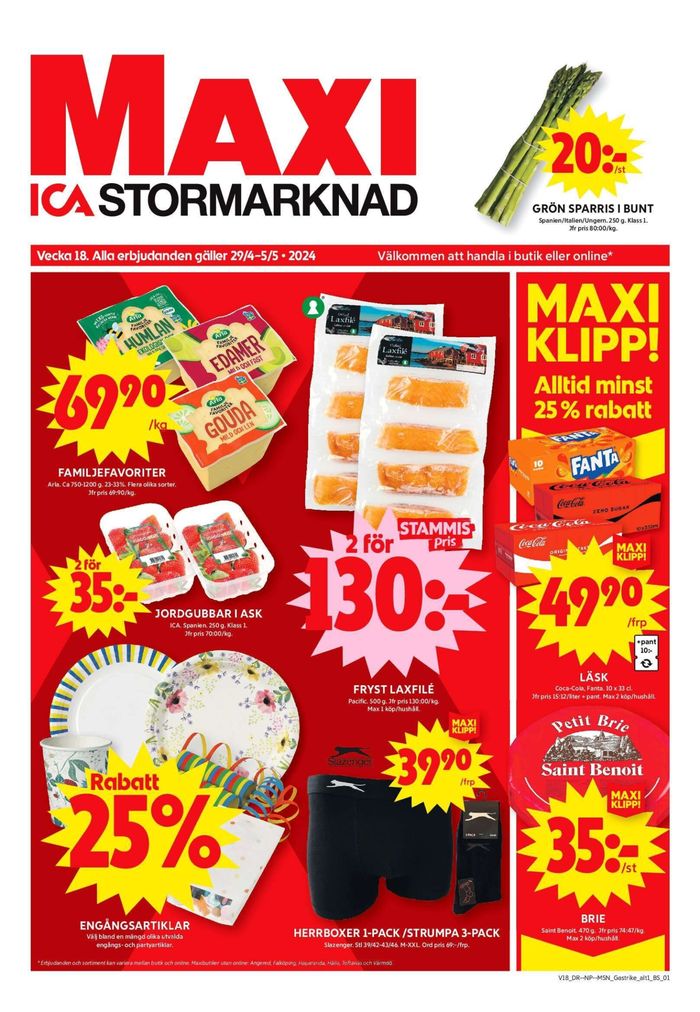 ICA Maxi-katalog i Sundsvall | ICA Maxi Erbjudanden | 2024-04-29 - 2024-05-05