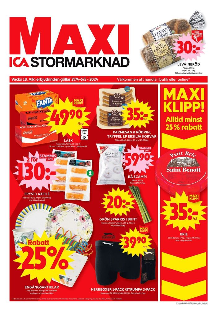 ICA Maxi-katalog i Färnäs | ICA Maxi Erbjudanden | 2024-04-29 - 2024-05-05